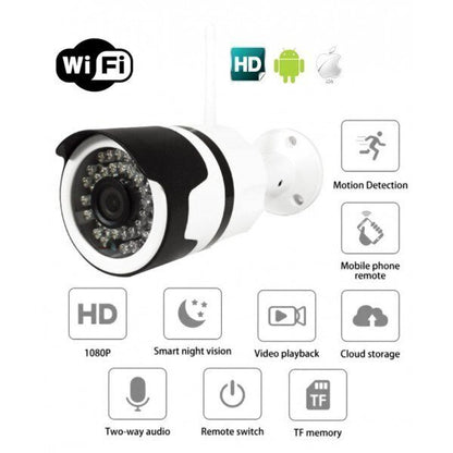 Комплект 3бр Wateproof Camera WIFI за външен монтаж, нощно виждане Full HD