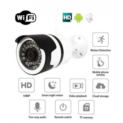Комплект 4бр Wateproof Camera WIFI за външен монтаж, нощно виждане Full HD