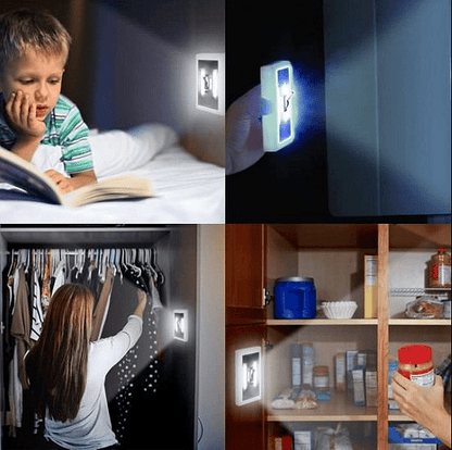 Комплект ярки LED лампи на батерии, Подходящи за всяко помещение, 2 броя