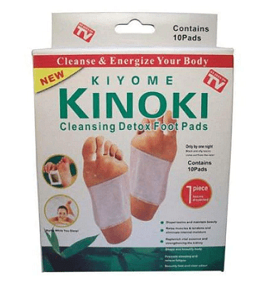Комплект пластири Kinoki, За детоксикация на тялото, 10 броя