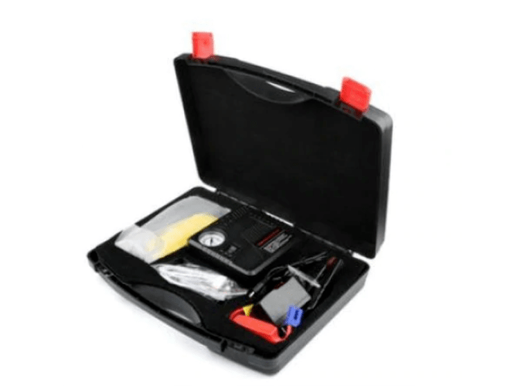 Комплект стартерно устройство High Power Jump starter за кола + компресор