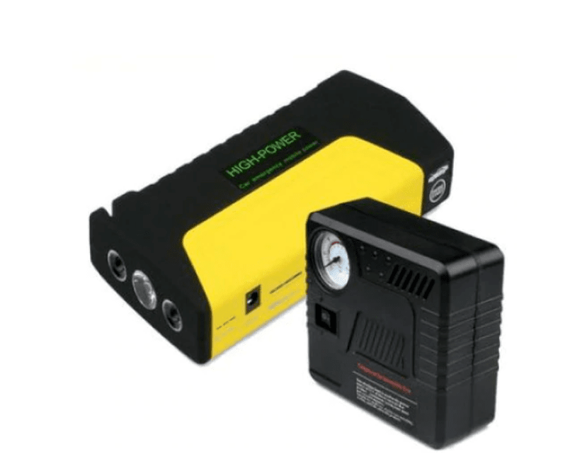 Комплект стартерно устройство High Power Jump starter за кола + компресор