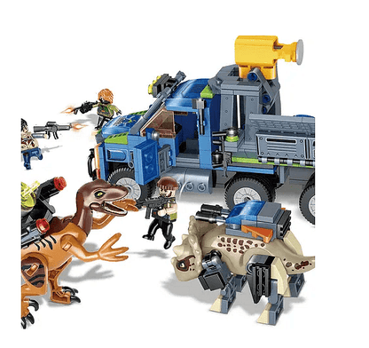 Конструктор Gudi, Clash of The Dinosaurs, Сблъсъкът на динозаврите, Модел 50505, 396 части
