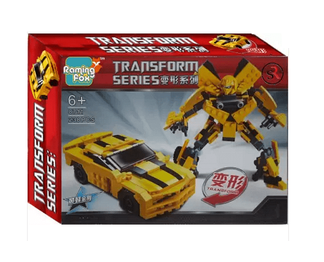 Конструктор Gudi Transform Series 8711, Спортна кола, 238 части