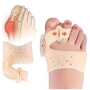 Коригиращ разделител за пръстите на краката за haluksy gel wedge magnet