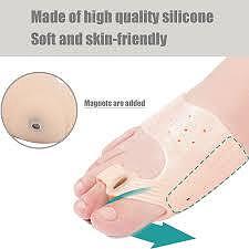 Коригиращ разделител за пръстите на краката за haluksy gel wedge magnet
