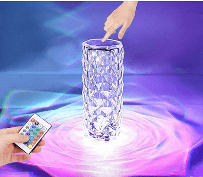 Кристална RGB лампа 6 вида яркост, Вградена батерия от 2000mAh