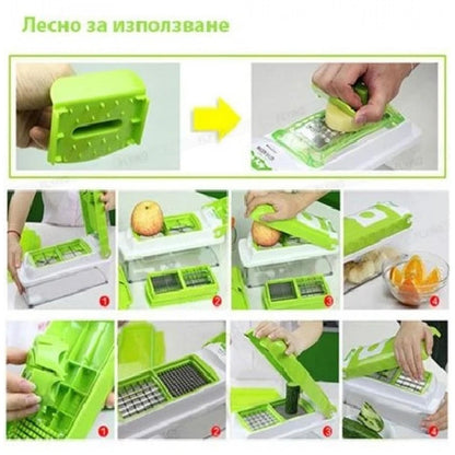 Кухненско Ренде Nicer Dicer Plus 12в1