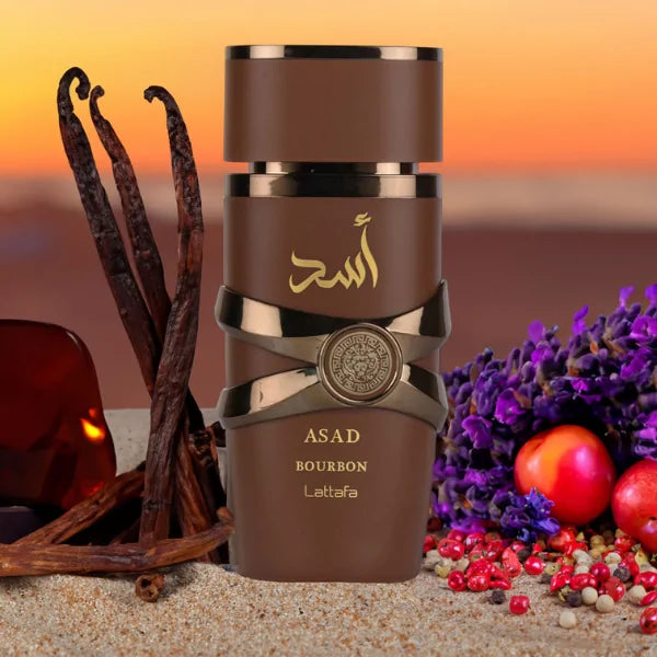 Lattafa Asad Bourbon, Парфюм за мъже 100ml (вдъхновен от Azzaro The Most Wanted)