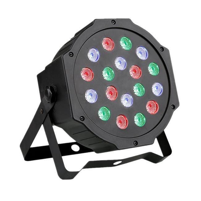 Мощен прожектор за украса LED Mini Flat Par Light OEM, 4 режима, 36 led диода