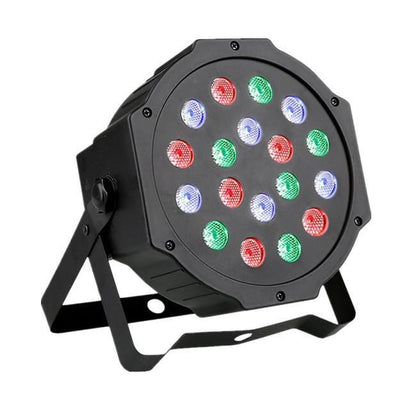 Мощен прожектор за украса LED Mini Flat Par Light OEM, 4 режима, 36 led диода
