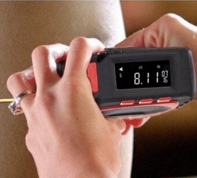 Лазерна ролетка King Measure, LED дисплей със задно осветяване, 3в1