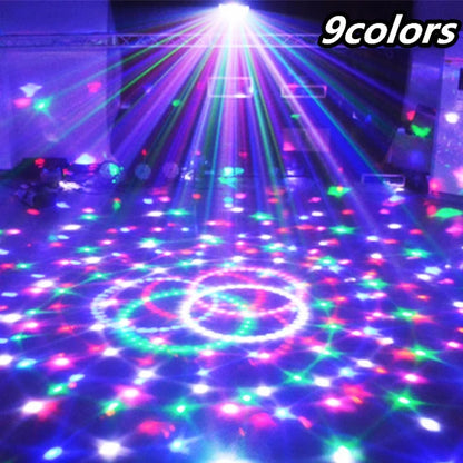 LED диско лампа с вграденa блутут тонколонка Disco Party Light