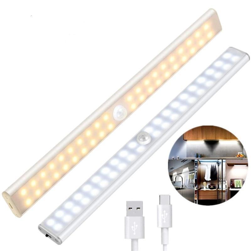 LED лампа безжична със сензор и магнит 30см 40Leds