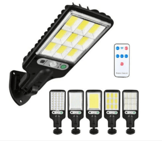 LED сензорна лампа с дистанционно JY-616-1, IP65, Черна