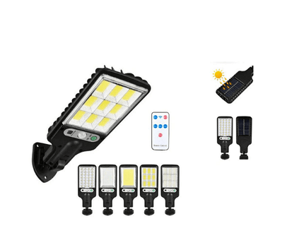 LED сензорна лампа с дистанционно JY-616-1, IP65, Черна