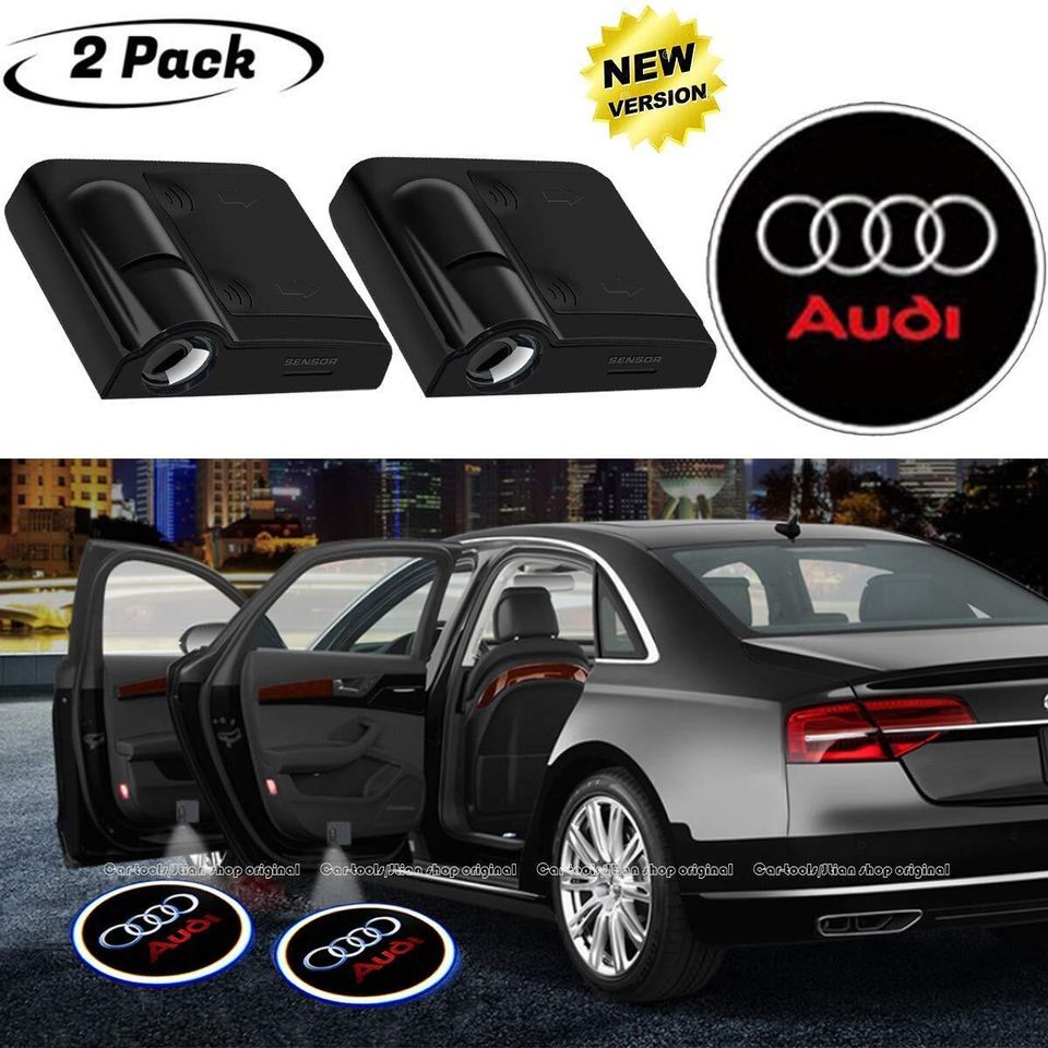 Лого проектор за кола Светеща емблема Wireless Courtesy Door Audi/BMW/Mercedes
