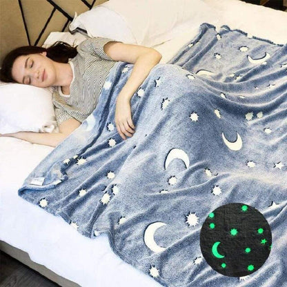 Магическо флуоресцентно пухено одеяло 150x120 см. Magic Blanket