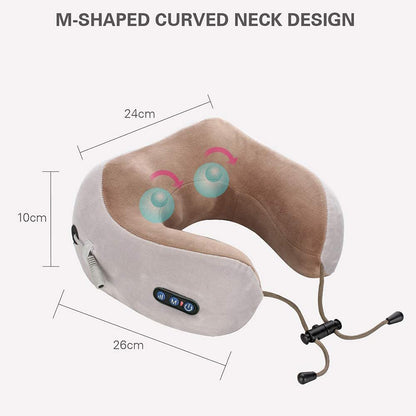 МАСАЖИРАЩА ЯКА ЗА ВРАТ СЪС ЗАГРЯВАЩА ФУНКЦИЯ U-SHAPED