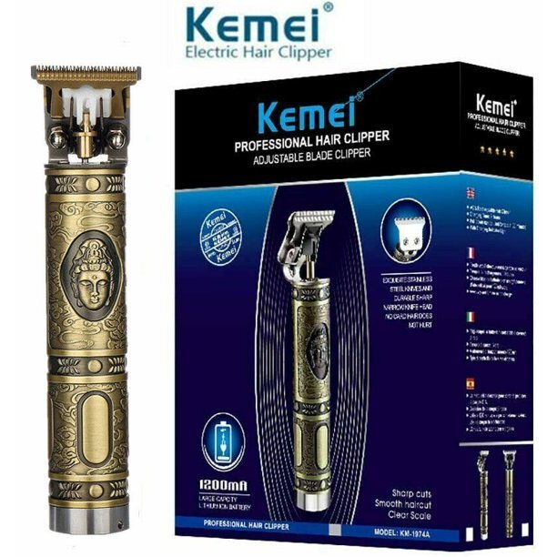 Машинка за подстригване Kemei Винтидж дизайн метална KM-1974A