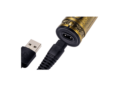 Машинка за подстригване VGR V-085, 10 W, Закалено острие, Четка за почистване, USB кабел за зареждане, Златен