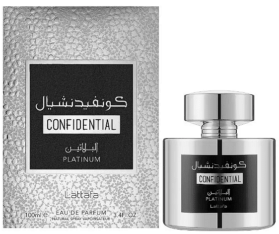 Мъжки парфюм, Lattafa Confidential Platinum EDP, 100 мл.