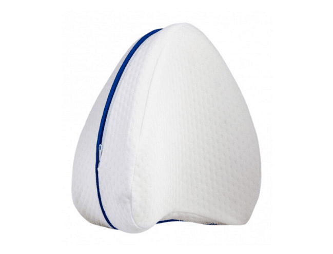 LEG PILLOW Мемори възглавница за крака с анатомична извивка Sleepy, Бяла