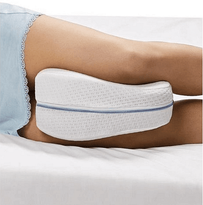 LEG PILLOW Мемори възглавница за крака с анатомична извивка Sleepy, Бяла