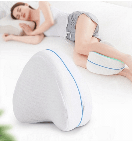 LEG PILLOW Мемори възглавница за крака с анатомична извивка Sleepy, Бяла