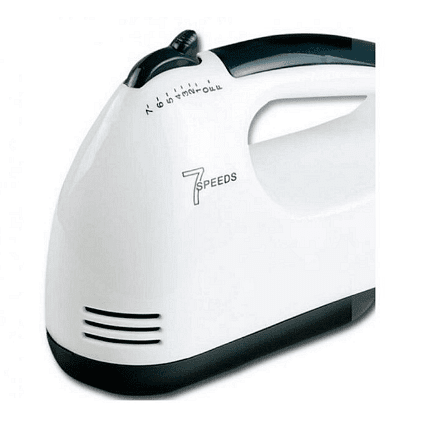 Миксер с 7 скорости, 180W, Ергономичен дизайн, Бял