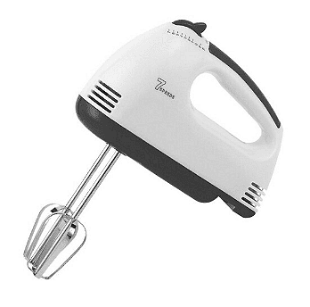 Миксер с 7 скорости, 180W, Ергономичен дизайн, Бял