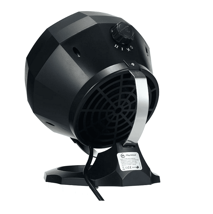Мини преносима вентилаорна печка, WG-089, 50-60HZ, Бързо затопляне, Модерен дизайн, Черна