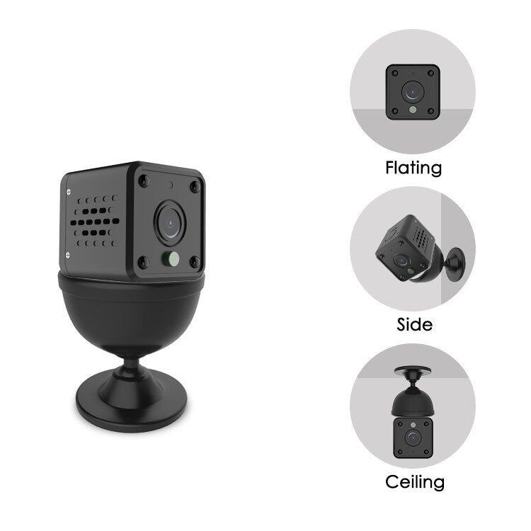 Mini WiFi Camera Home IP FULL HD 2mpx 3.3cm