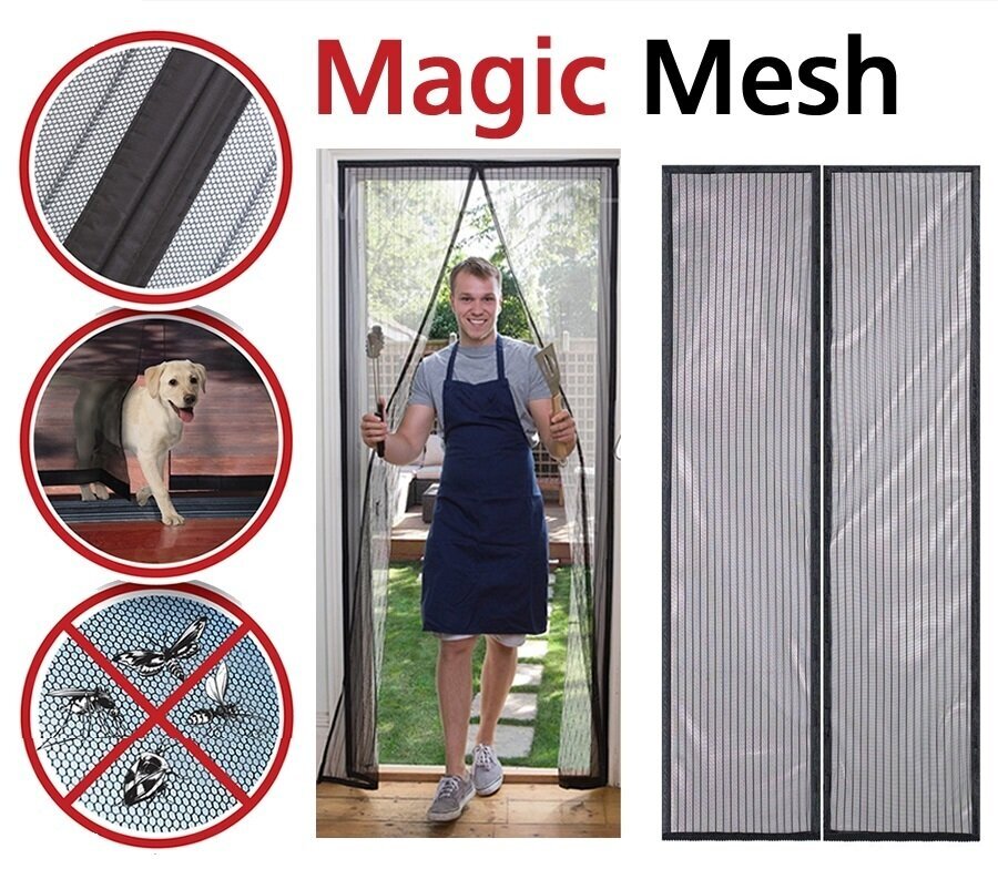 Магнитен комарник за врата против насекоми Magic Mesh модел 2025