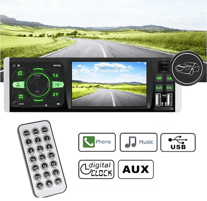 Мултимедия за кола с екран 4.1инча, TAKARA 4052AI, 1din, 4x45W