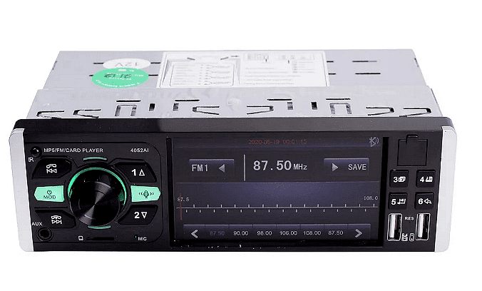 Мултимедия за кола с екран 4.1инча, TAKARA 4052AI, 1din, 4x45W