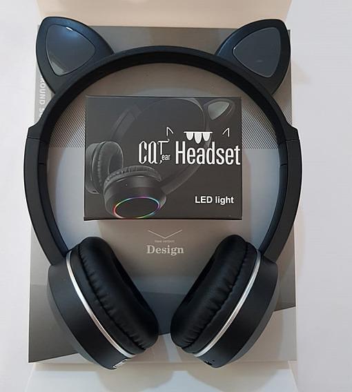 Музикални Светещи котешки слушалки за уши с Bluetooth
