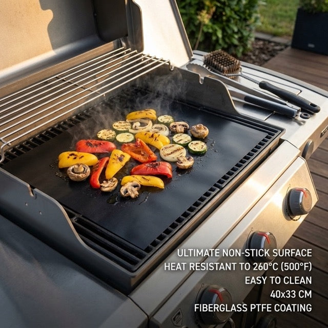 Многократна подложка за готвене на фурна и BBQ
