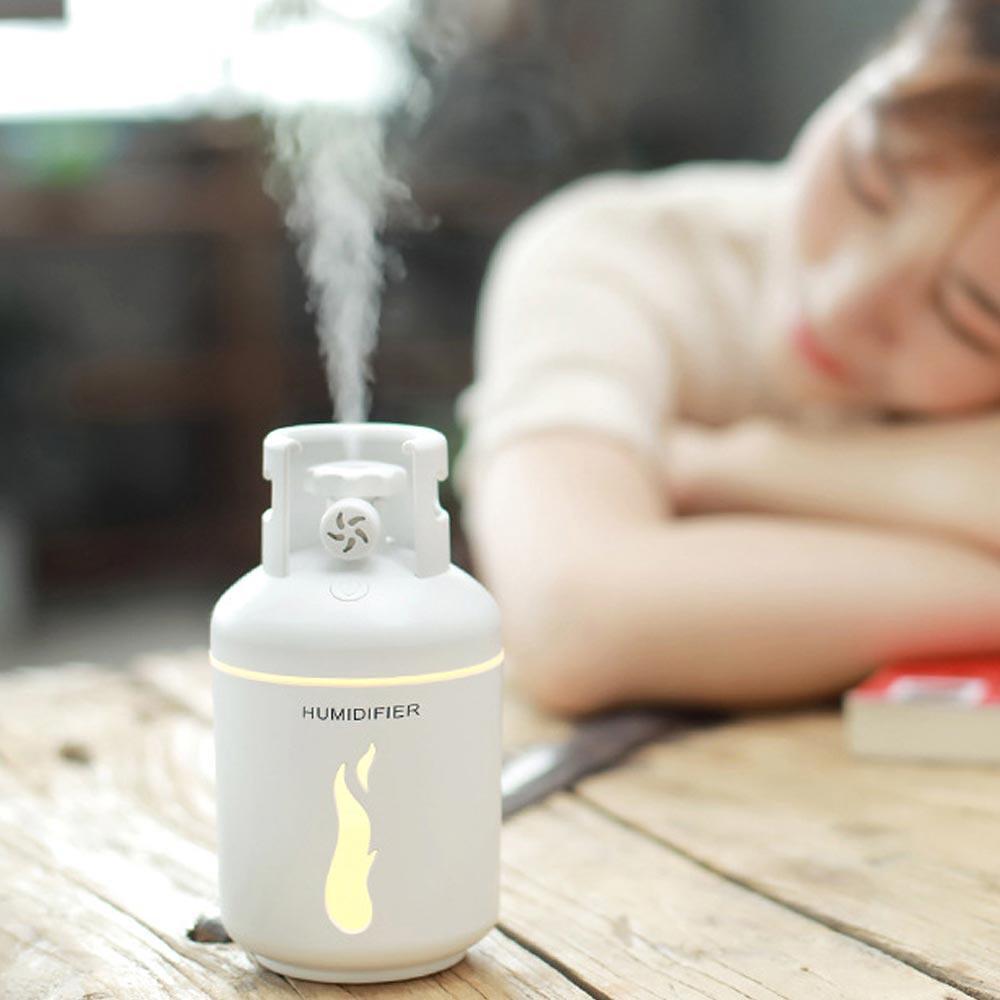 Овлажнител за въздух Gas Tank Humidifier 300 ML + Лампа
