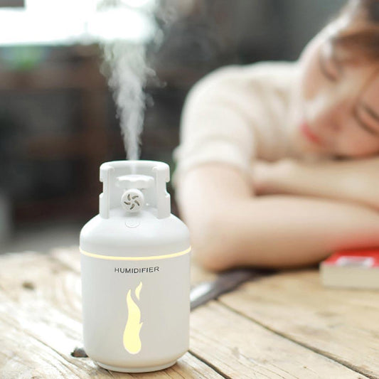 Овлажнител за въздух Gas Tank Humidifier 300 ML + Лампа