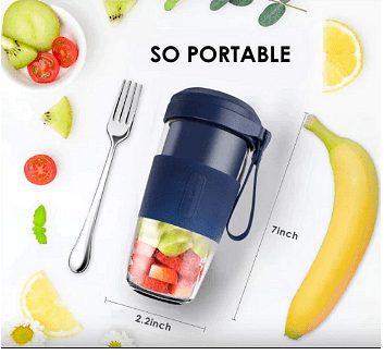 Преносима чаша миксер KLP-08 с USB кабел , 450ml, 35W