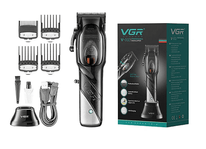 Професионална машинка за подстригване с магнитен мотор VGR, V-002, Безжична, Акумулаторна