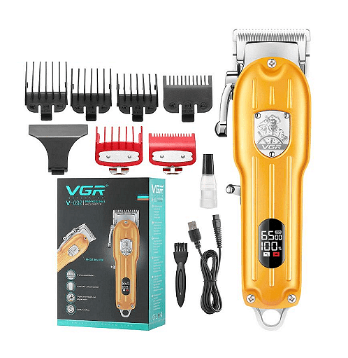 Регулируема машинка за подстригване VGR, V-092, Безжична, 2 скорости