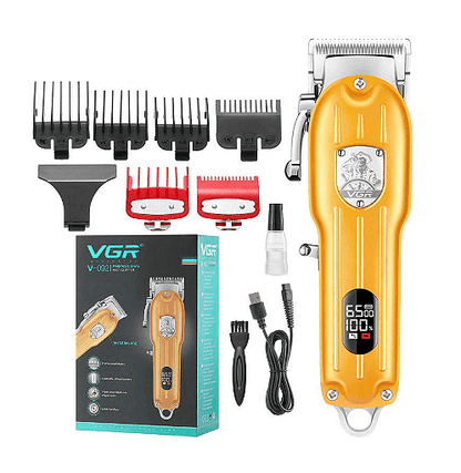 Регулируема машинка за подстригване VGR, V-092, Безжична, 2 скорости