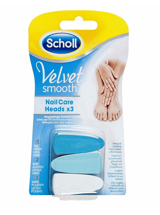 Резерви пили Scholl Velvet Smooth Nail Care, 3 броя