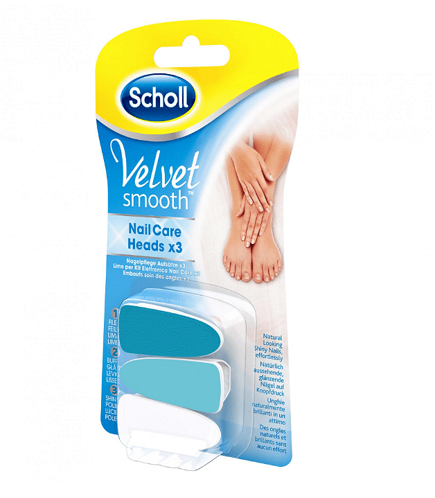 Резерви пили Scholl Velvet Smooth Nail Care, 3 броя