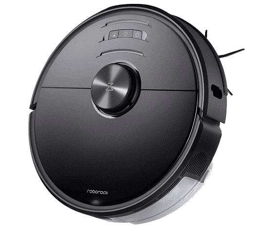 Робот прахосмукачка Roborock S6 MaxV, ReactiveAI, Навигация LiDAR, 5200 mAH, Автономия 3 ч, Moп, WiFi, Черен