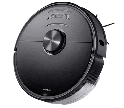 Робот прахосмукачка Roborock S6 MaxV, ReactiveAI, Навигация LiDAR, 5200 mAH, Автономия 3 ч, Moп, WiFi, Черен