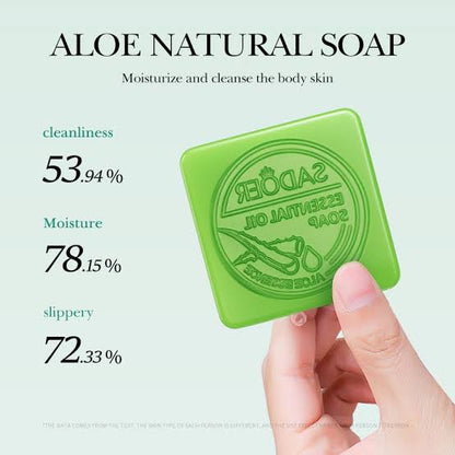Sadoer Aloe Vera Smooth Cleansing Natural Soap Сапун с етерично масло от алое вера