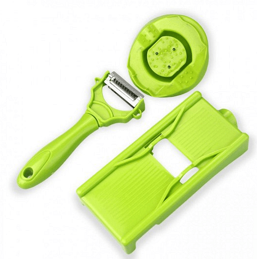 Сет кухненска белачка с две остриета и ренде Miracle peeler